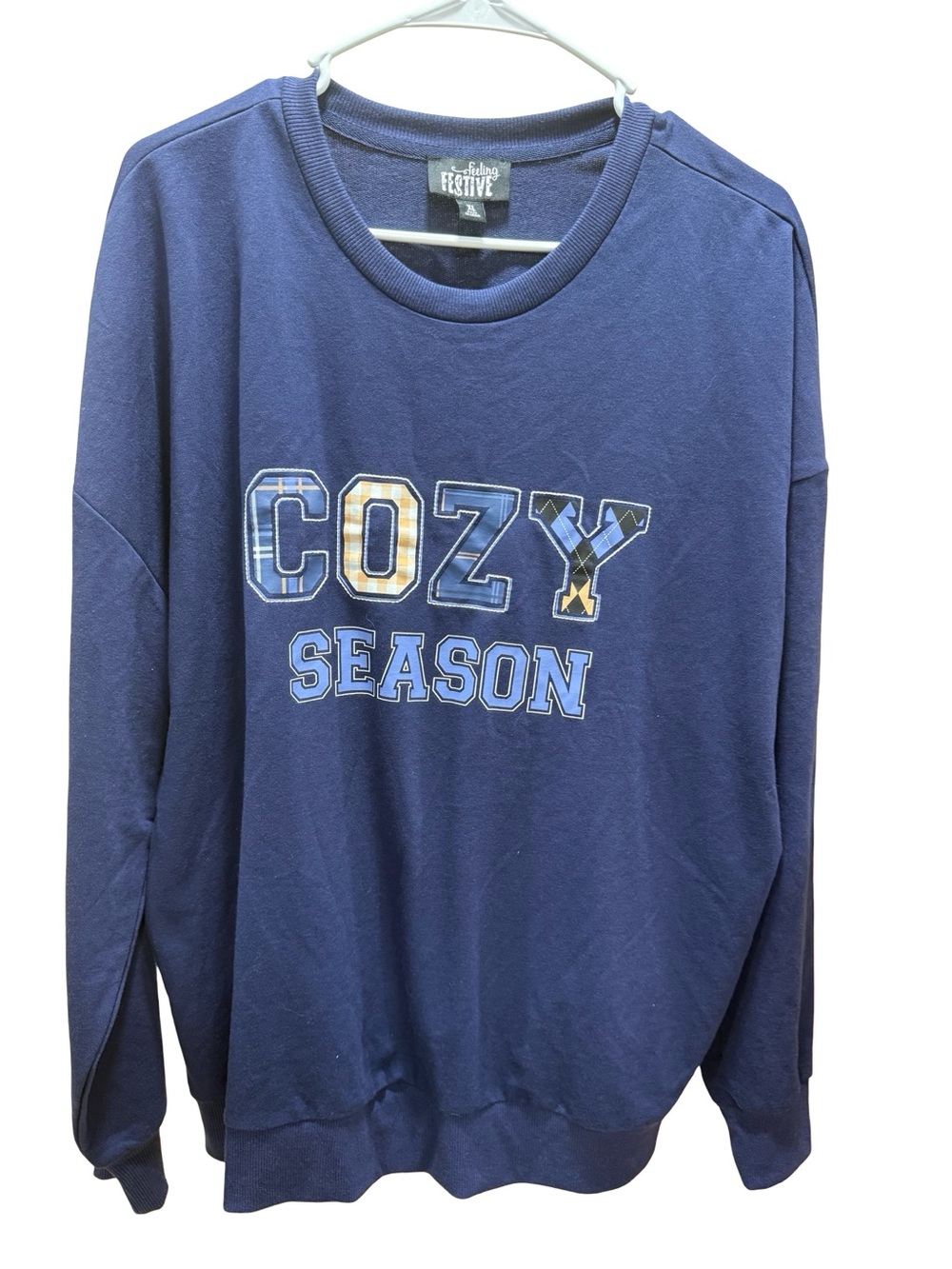 Cozy Season Crewneck Sweatshirt - Navy NWOT